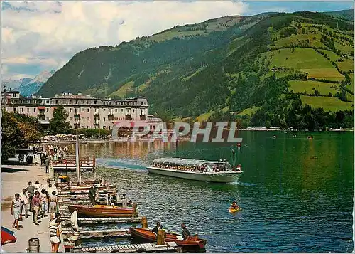 Cartes postales moderne Zell am See Austria Promenade am Grand Hotel