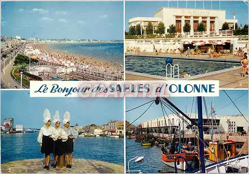 Cartes postales moderne Le Bonjour des Sables d'Olonne