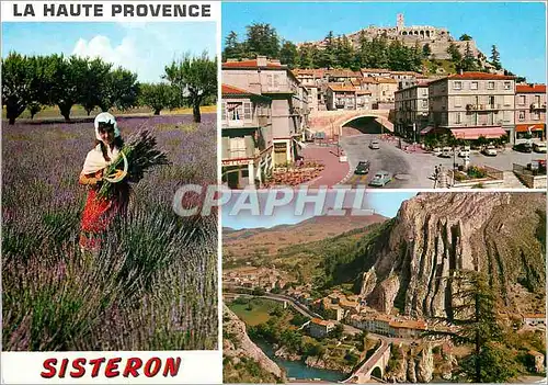Moderne Karte La Haute Provence Sisteron