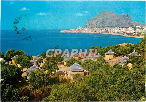 Cartes postales moderne Cefalu Vue generale et Village Magique