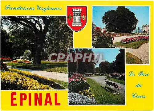 Cartes postales moderne Epinal Le Parc du Cours
