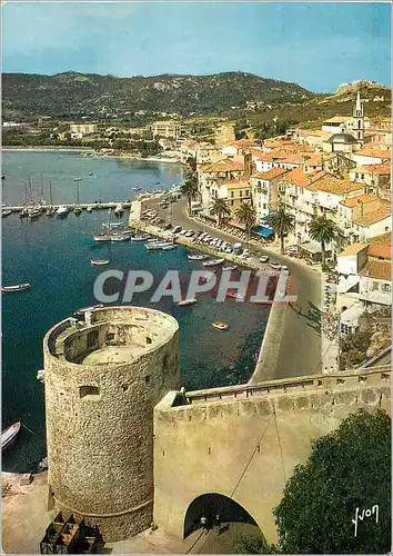 Moderne Karte La Corse oasis de Beaute Calvi vu des remparts