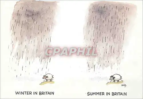 Cartes postales moderne Winter in Britain Summer in Britain