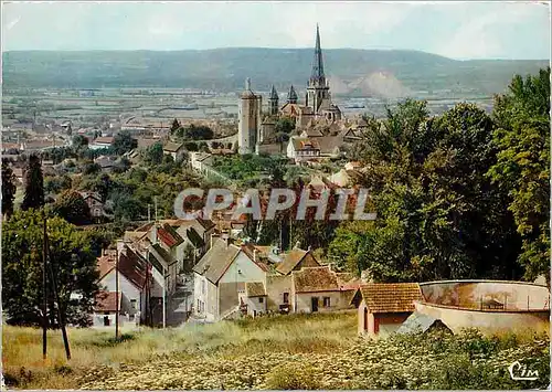 Cartes postales moderne Autun S et L Vue sur la Cathedrale St Lazare depuis les Montagnes