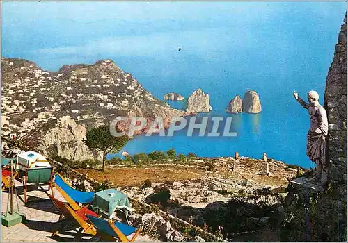 Cartes postales moderne Anacapri Panorama dalla Terrazza della Canzone del Cielo