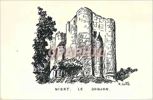 Cartes postales moderne Niort Le Donjon