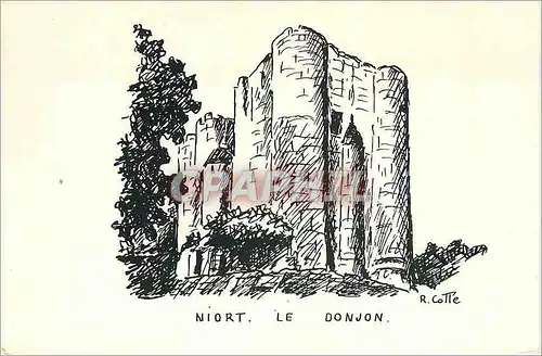 Moderne Karte Niort Le Donjon