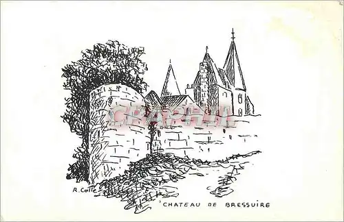 Cartes postales moderne Chateau de Bressuire