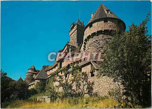 Moderne Karte Chateau du Haut Koenigsbourg Bas Rhin Facade Sud Grand Bastion