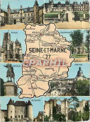 Cartes postales moderne Seine et Marne