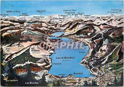 Cartes postales moderne Lac d'Annecy