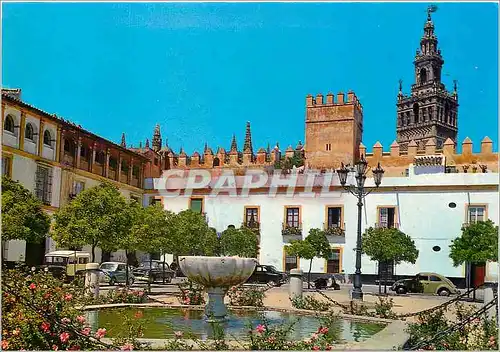 Cartes postales moderne Sevilla Patio banderas