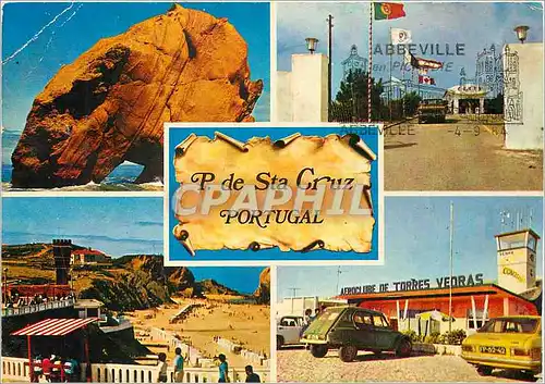 Cartes postales moderne Praia de Sta Cruz Portugal Aspectos locais