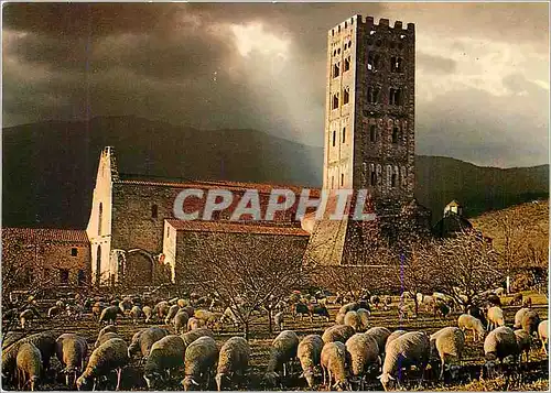 Cartes postales moderne Lumiere et Couleurs du Conflent Prades Abbaye de Saint Michel de Cuxa