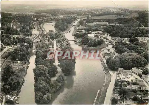 Cartes postales moderne L'Isle Adam S et O Vue aerienne