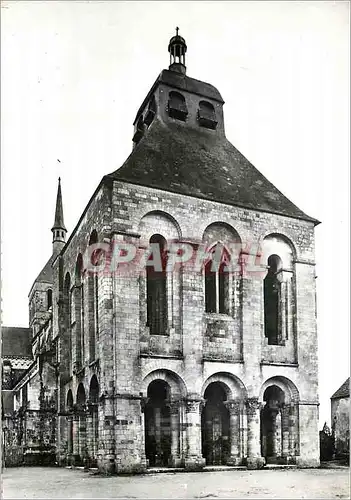 Moderne Karte La Basilique de Saint Benoit sur Loire Le clocher porche