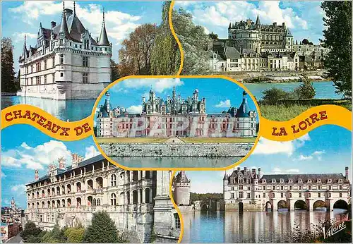 Cartes postales moderne Chateaux de La Loire