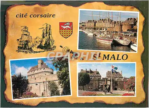Cartes postales moderne Cite Corsaire St Malo