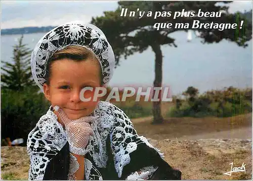 Cartes postales moderne Fillette en costume de l'Ille aux Moines Bretagne