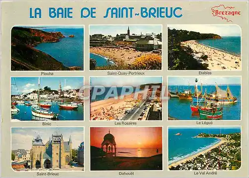 Cartes postales moderne La Baie de Saint Brieuc