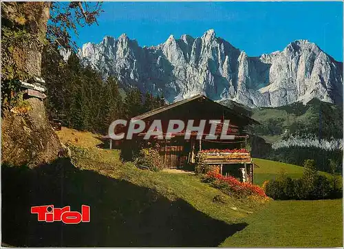 Cartes postales moderne Urlaubsgrusse vom Wilden Kaiser Tirol