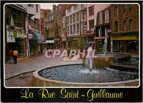 Moderne Karte La Rue Saint Guillaume  Saint Brieuc