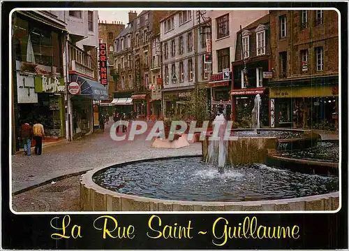 Moderne Karte La Rue Saint Guillaume  Saint Brieuc