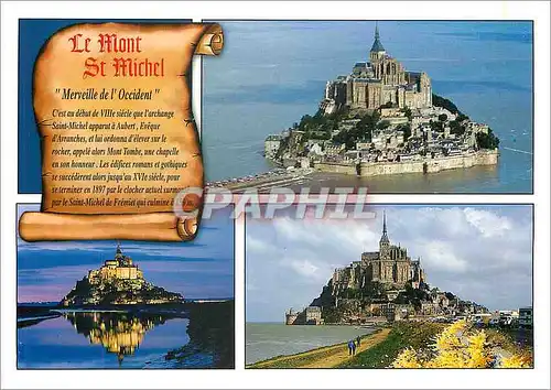 Cartes postales moderne Le Mont St Michel