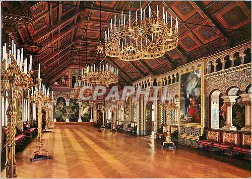 Cartes postales moderne Konigsschloss Neuschwanstein Sangersaal Royal Castle Neuschwanstein