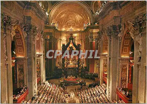 Moderne Karte Roma La Basilica de St Pierre Interieur