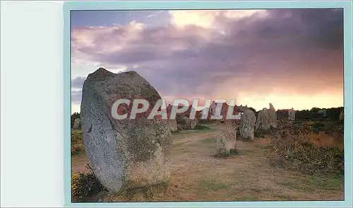 Cartes postales moderne Dans les alignements du Menec