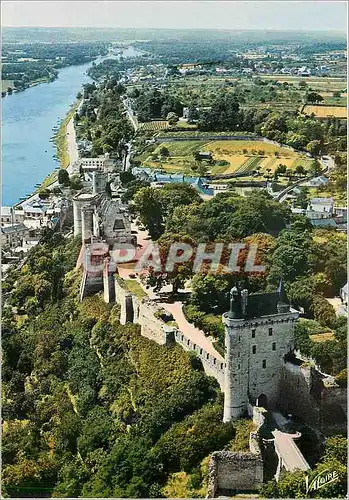 Moderne Karte Les Merveilles du Val de Loire Chinon Indre et Loire Le Chateau