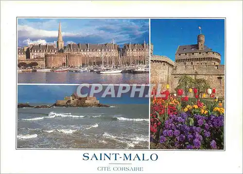 Cartes postales moderne Saint Malo Cite Corsaire