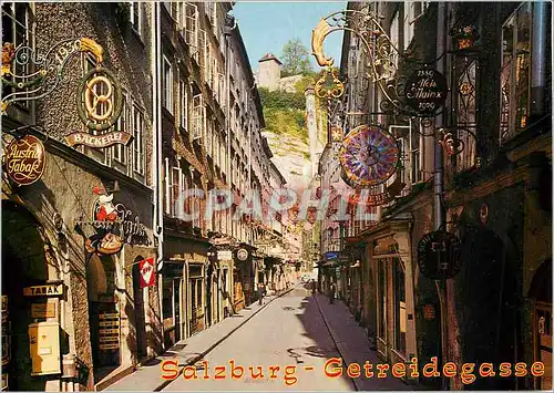 Moderne Karte Salzburg Getreidegasse