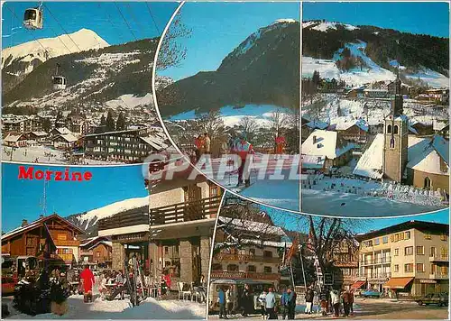 Moderne Karte Morzine Haute Savoie