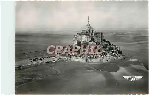 Cartes postales moderne La France vue du Ciel Mont Saint Michel Manche