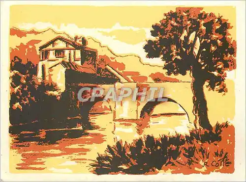 Cartes postales moderne Pont du Faubourg Saint Paul Parthenay Deux Sevres