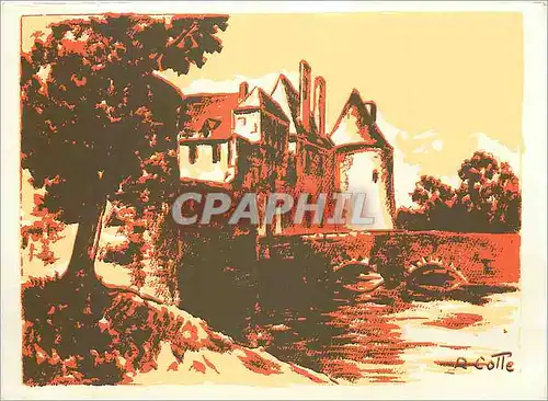 Moderne Karte La Guyonniere de Beaulieu pres Parthenay Deux Sevres