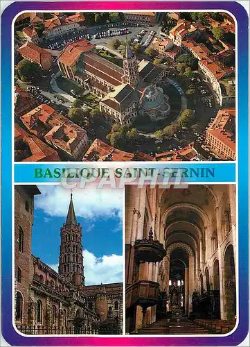 Moderne Karte Basilique Saint Sernin