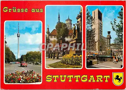 Cartes postales moderne Grusse aus Stuttgart