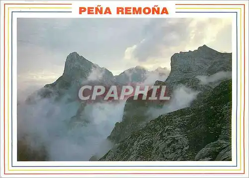 Moderne Karte Picos de Europa Desde la estacion superior del Teleferico