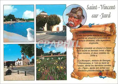 Cartes postales moderne Saint Vincent sur Jard
