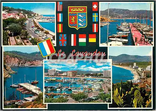 Cartes postales moderne La Cote d'Azur Le Lavandou Le Boulevard et la plage