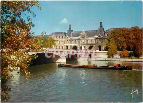 Cartes postales moderne Paris Le Louvre et le Pont du Carrousel