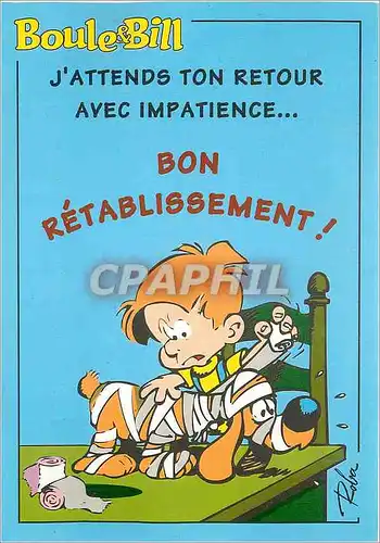 Cartes postales moderne Boule et Bill