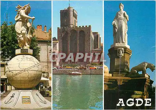 Cartes postales moderne Agde Amphitrite deesse de la Mer