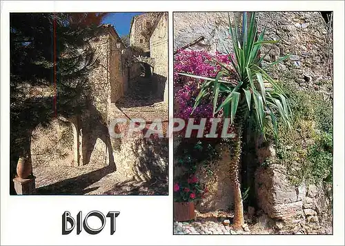 Cartes postales moderne Biot Alpes Maritimes Une ruelle pittoresque