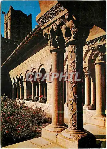 Moderne Karte Elne PO Le Cloitre Colonnade Romane