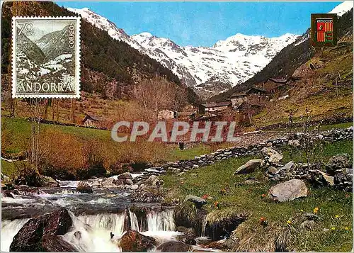 Moderne Karte Valle d'Andorra