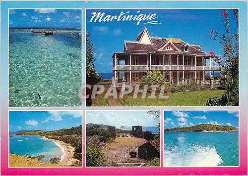 Moderne Karte Martinique